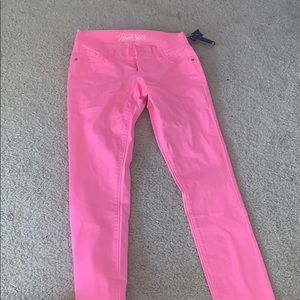 Old Navy pink rock star jeans
